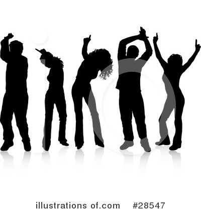 Royalty-Free (RF) Dancing Clipart Illustration by KJ Pargeter - Stock Sample #28547