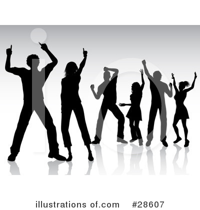 Royalty-Free (RF) Dancing Clipart Illustration by KJ Pargeter - Stock Sample #28607
