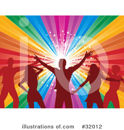 Royalty-Free (RF) Dancing Clipart Illustration by elaineitalia - Stock Sample #32012
