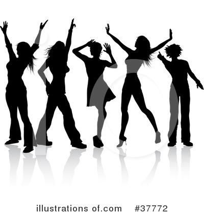 Royalty-Free (RF) Dancing Clipart Illustration by KJ Pargeter - Stock Sample #37772