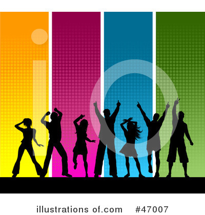 Royalty-Free (RF) Dancing Clipart Illustration by KJ Pargeter - Stock Sample #47007