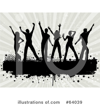 Royalty-Free (RF) Dancing Clipart Illustration by KJ Pargeter - Stock Sample #64039