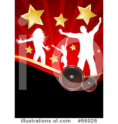 Royalty-Free (RF) Dancing Clipart Illustration by KJ Pargeter - Stock Sample #66026