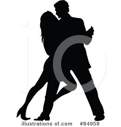 Royalty-Free (RF) Dancing Clipart Illustration by Pushkin - Stock Sample #84958