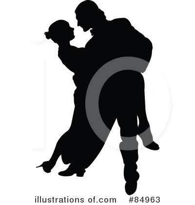 Royalty-Free (RF) Dancing Clipart Illustration by Pushkin - Stock Sample #84963