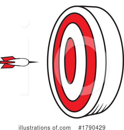 Throwing Darts Clipart #1790429 by Johnny Sajem