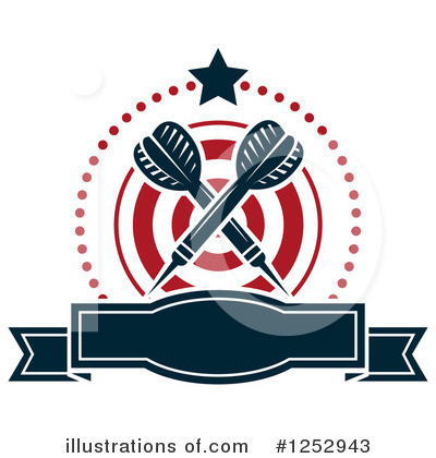 Royalty-Free (RF) Darts Clipart Illustration by Vector Tradition SM - Stock Sample #1252943