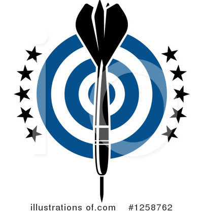 Darts Clipart #1258762 by Vector Tradition SM