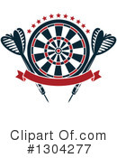 Darts Clipart #1304277 by Vector Tradition SM