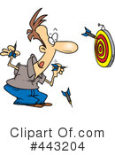 Darts Clipart #443204 by toonaday