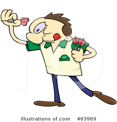 Throwing Darts Clipart #63969 by gnurf