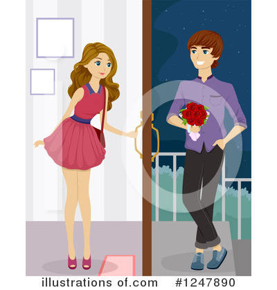 Royalty-Free (RF) Dating Clipart Illustration by BNP Design Studio - Stock Sample #1247890