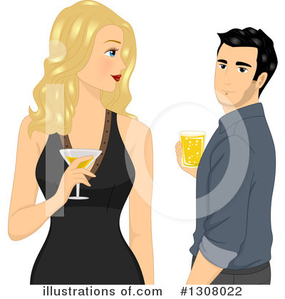 Royalty-Free (RF) Dating Clipart Illustration by BNP Design Studio - Stock Sample #1308022