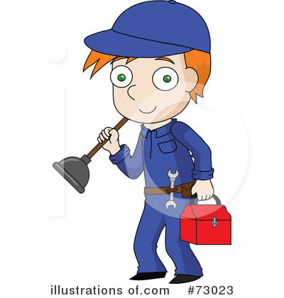 Plumber Clipart #73023 by Rosie Piter