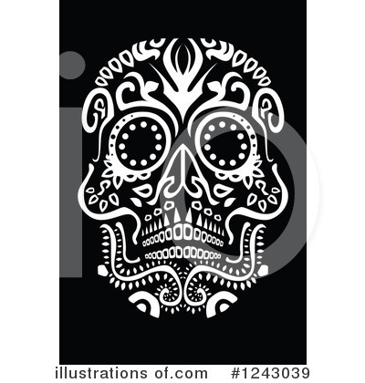 Day Of The Dead Clipart #1243039 by lineartestpilot