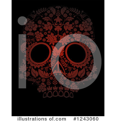 Skulls Clipart #1243060 by lineartestpilot