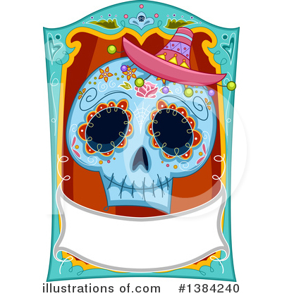 Sugar Skull Clipart #1384240 by BNP Design Studio