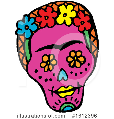 Day Of The Dead Clipart #1612396 by Cherie Reve