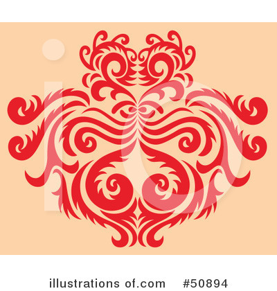 Royalty-Free (RF) Deco Pattern Clipart Illustration by Cherie Reve - Stock Sample #50894