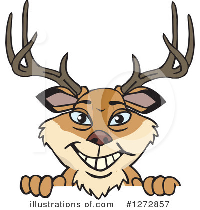 Royalty-Free (RF) Deer Clipart Illustration by Dennis Holmes Designs - Stock Sample #1272857