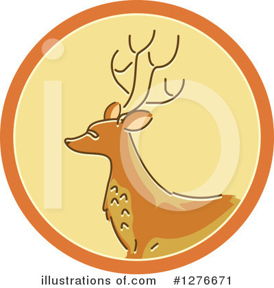 Royalty-Free (RF) Deer Clipart Illustration by BNP Design Studio - Stock Sample #1276671