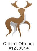 Deer Clipart #1289314 by AtStockIllustration