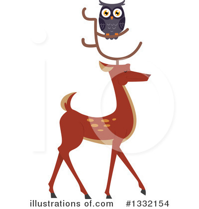 Royalty-Free (RF) Deer Clipart Illustration by BNP Design Studio - Stock Sample #1332154