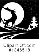 Deer Clipart #1346518 by AtStockIllustration