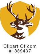 Deer Clipart #1389437 by patrimonio