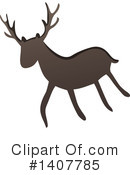 Deer Clipart #1407785 by visekart