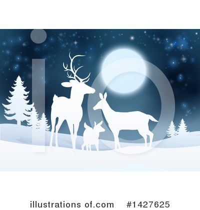 Christmas Background Clipart #1427625 by AtStockIllustration
