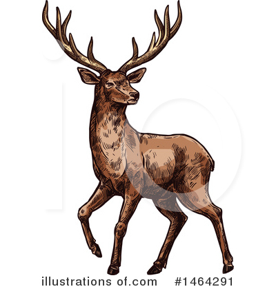 Royalty-Free (RF) Deer Clipart Illustration by Vector Tradition SM - Stock Sample #1464291