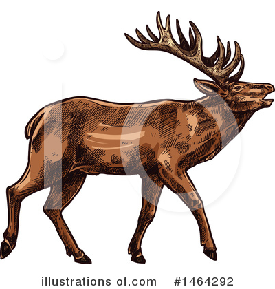 Royalty-Free (RF) Deer Clipart Illustration by Vector Tradition SM - Stock Sample #1464292