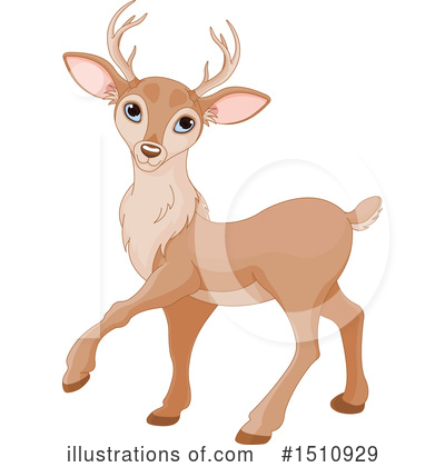 Royalty-Free (RF) Deer Clipart Illustration by Pushkin - Stock Sample #1510929