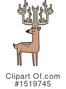 Deer Clipart #1519745 by lineartestpilot