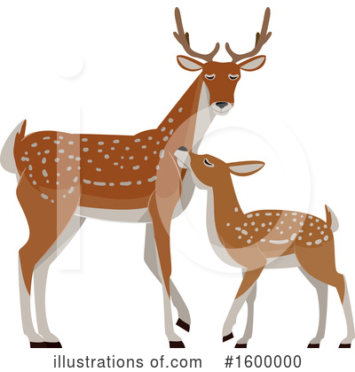 Deer Clipart #1600000 by BNP Design Studio