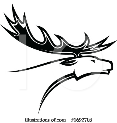 Deer Clipart #1692703 by Vector Tradition SM