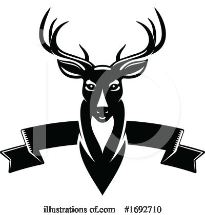 Deer Clipart #1692710 by Vector Tradition SM