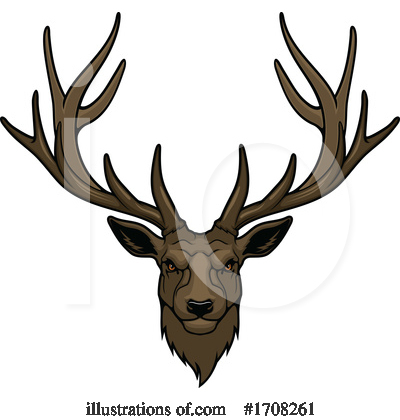 Deer Clipart #1708261 by Vector Tradition SM