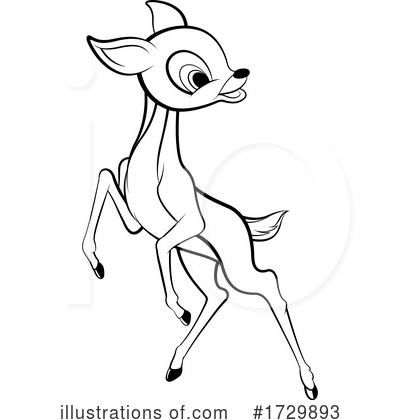 Deer Clipart #1729893 by Lal Perera