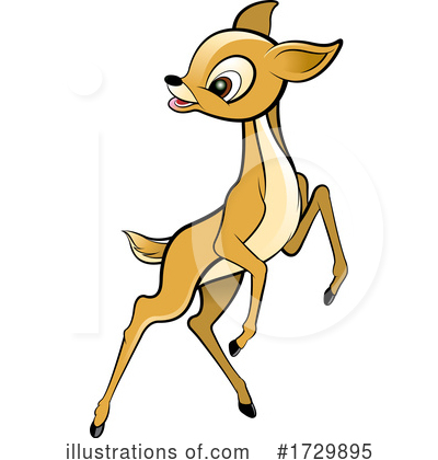 Deer Clipart #1729895 by Lal Perera