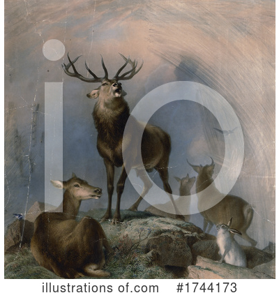 Royalty-Free (RF) Deer Clipart Illustration by JVPD - Stock Sample #1744173