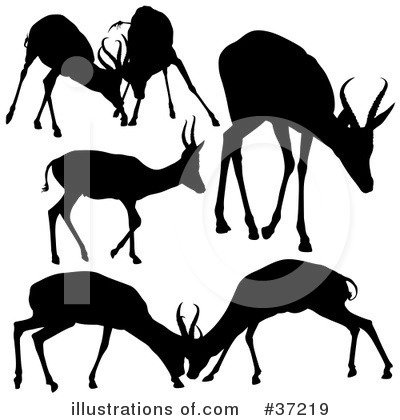 Royalty-Free (RF) Deer Clipart Illustration by dero - Stock Sample #37219