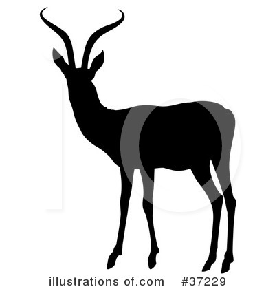 Royalty-Free (RF) Deer Clipart Illustration by dero - Stock Sample #37229