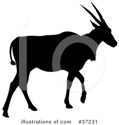 Royalty-Free (RF) Deer Clipart Illustration by dero - Stock Sample #37231