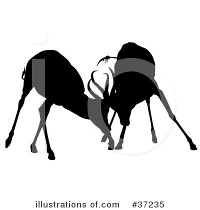 Royalty-Free (RF) Deer Clipart Illustration by dero - Stock Sample #37235
