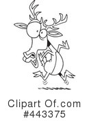 Deer Clipart #443375 by toonaday