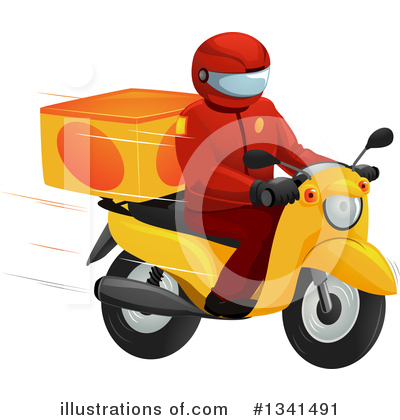 Food Delivery Clipart #1341491 by BNP Design Studio