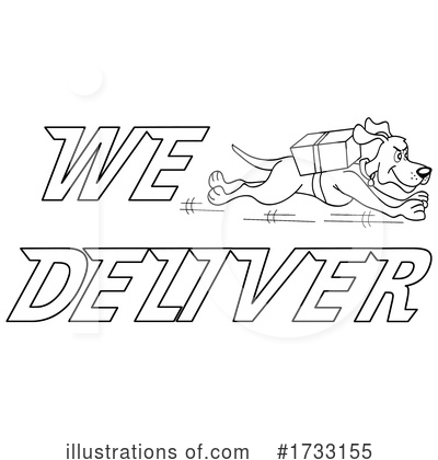 Royalty-Free (RF) Delivery Clipart Illustration by LaffToon - Stock Sample #1733155