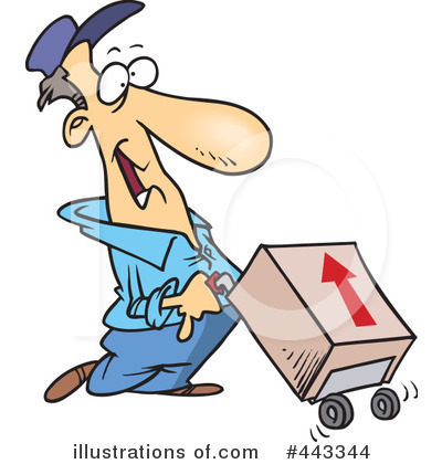 Delivery Man Clipart #443344 by toonaday